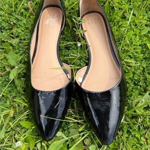 a new day Black Patent Flats